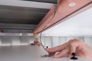Fastmount concealed ceiling panel fixings using Panelsafe (2)