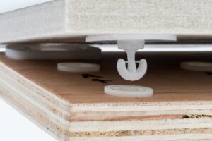 acoustic panel mounting solution