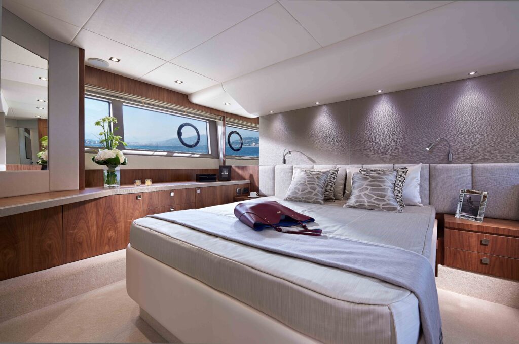 Superyacht master cabin