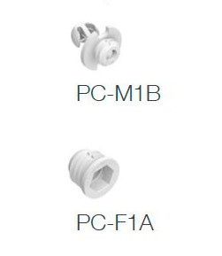 Clips used for negative detail ply for hidden fixings
