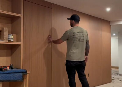 Rift White Oak Hidden Door Wall, New York, United States: Standard Range