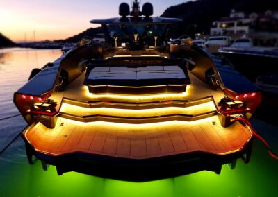Tecnomar for Lamborghini 63 luxury speed yacht, Italy: Textile Range